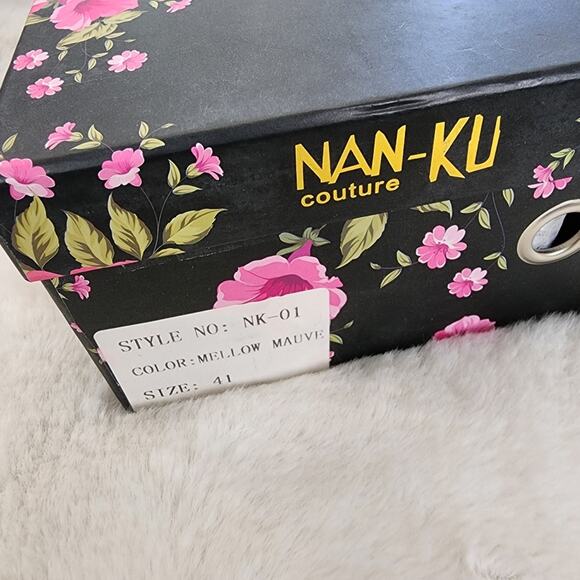 NEW Nan-Ku Couture Free People Cruise Studded Mellow Mauve Pink High Top Sneaker - Picture 4 of 12